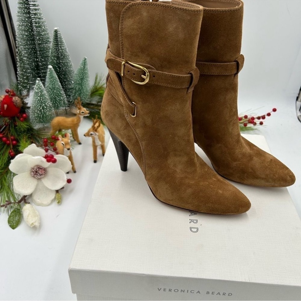 Women’s Veronica Beard, suede ankle boots size 8 - Picture 2 of 11